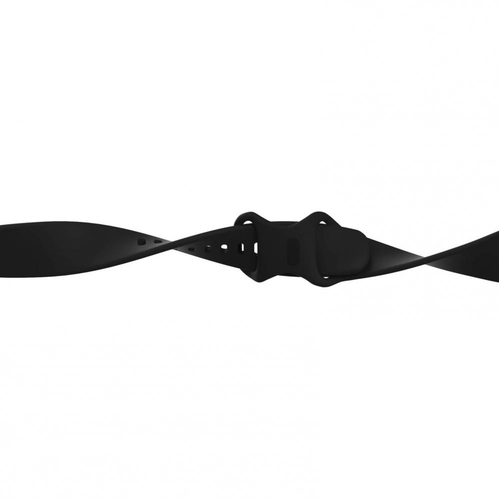 Silikonarmband Midnattsblå för Fitbit Versa 3/ Sense 148-195mm