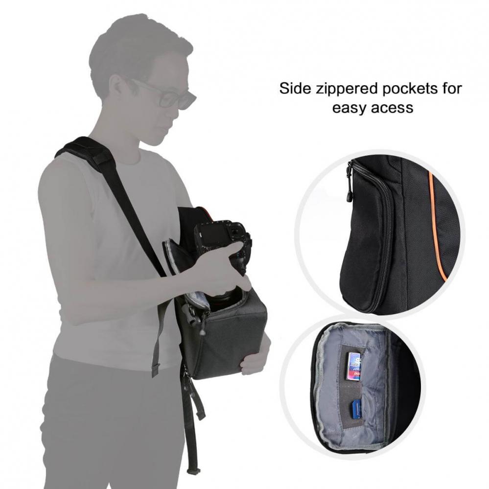 K&F Concept Kameraväska Sling 11L - Skydda Systemkameror & Objektiv