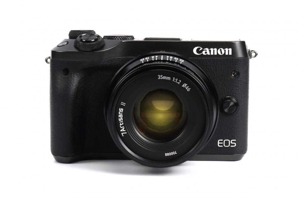  7Artisans 35mm f/1.2 Mark II objektiv APS-C fr Canon EOS M