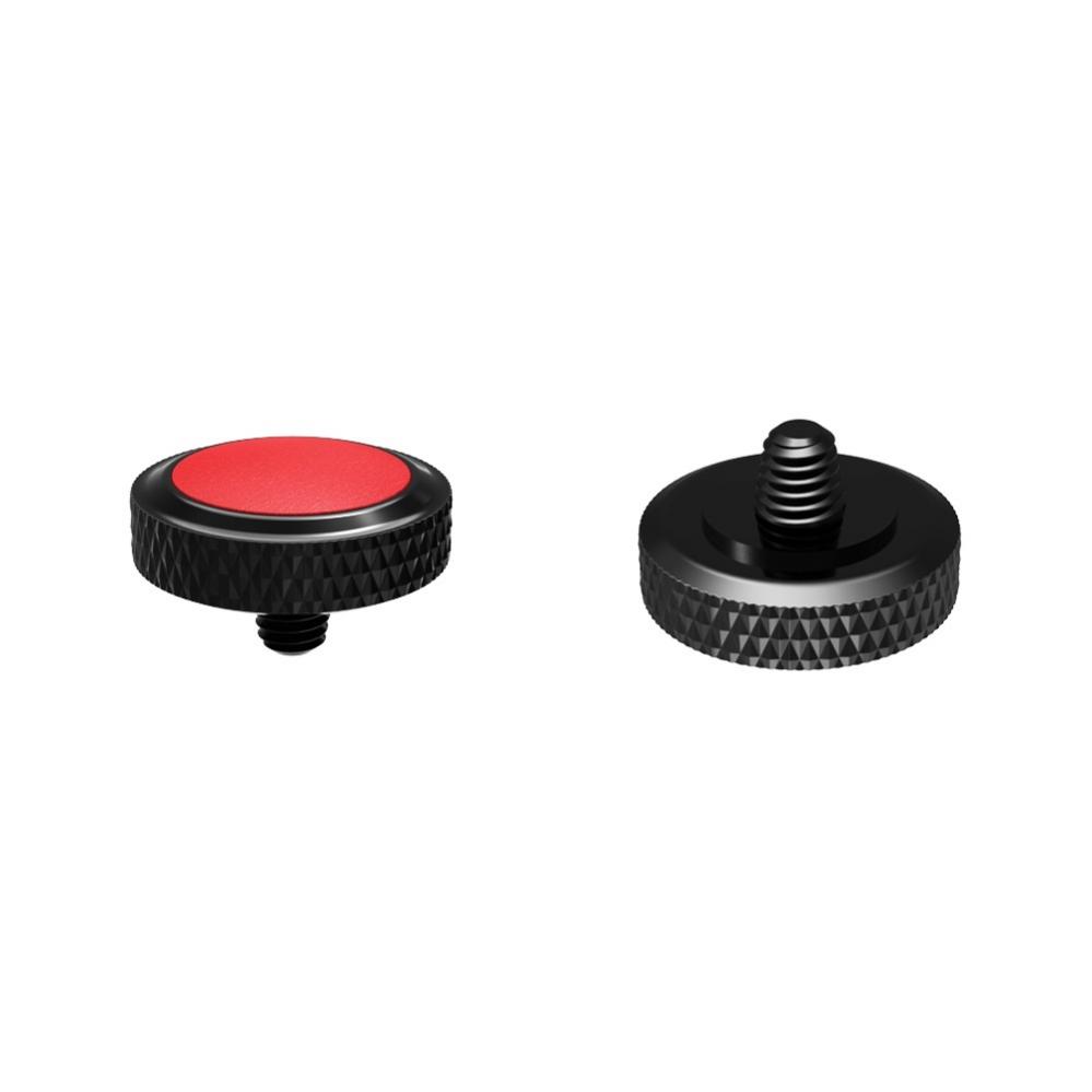 JJC Deluxe avtrycksknapp - Svart & Röd