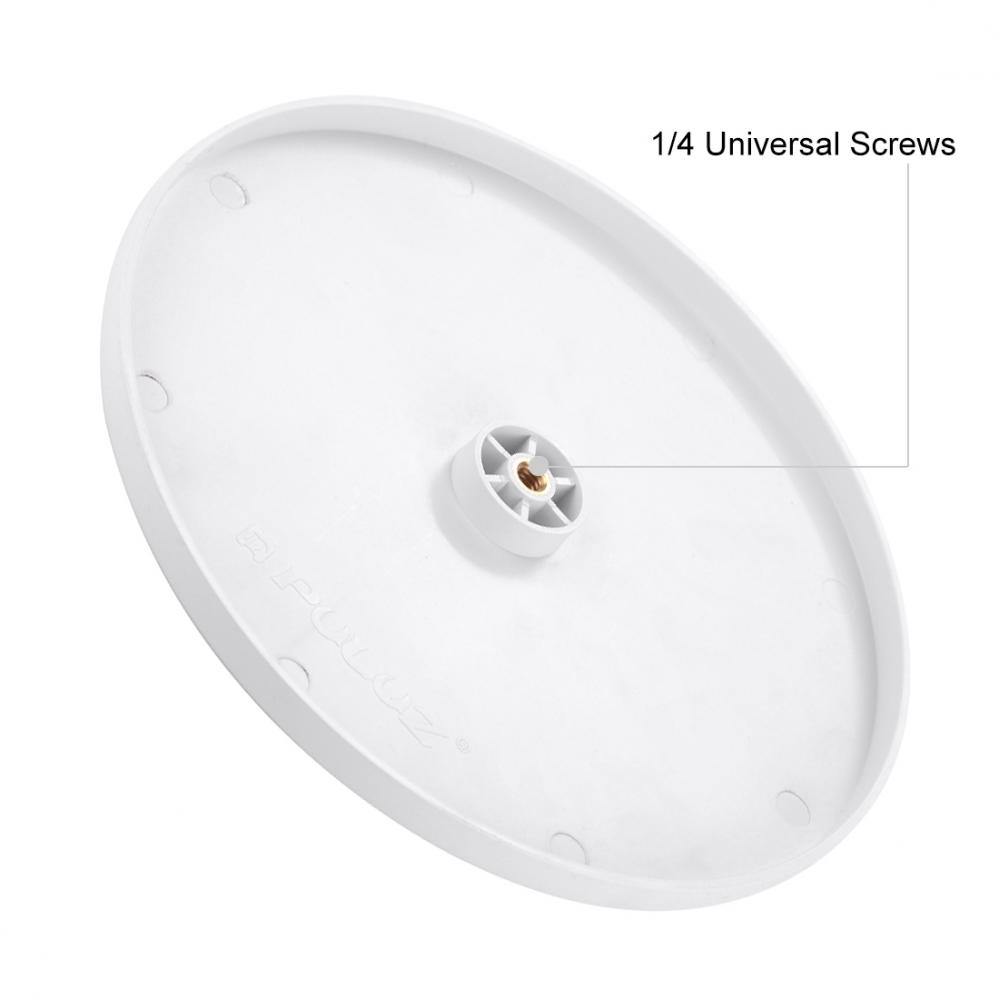 Puluz Rund produktbricka diameter 18cm med 1/4