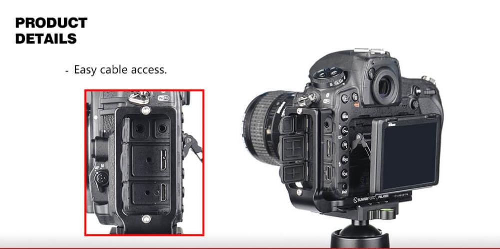  Sunwayfoto L-Bracket fr Nikon D850