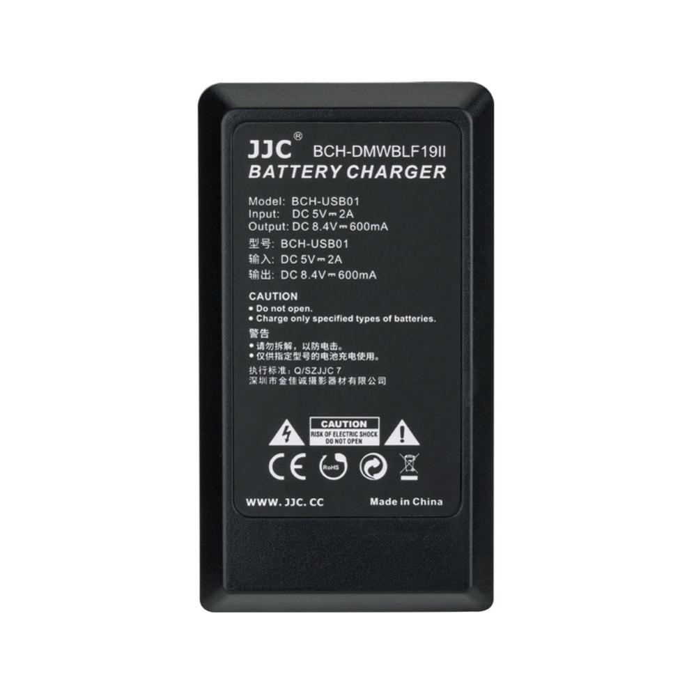  JJC USB-batteriladdare passar Panasonic DMW-BLF19