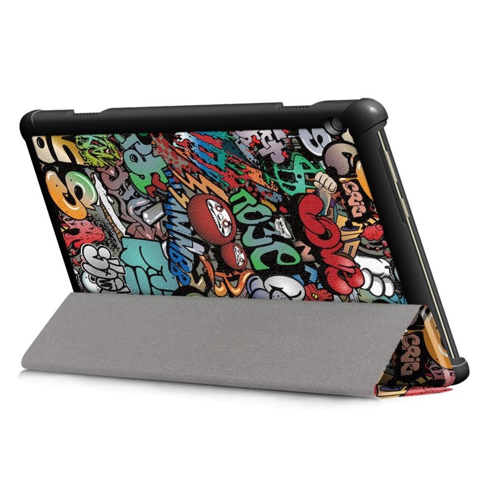  Fodral fr Lenovo Tab M10 - Graffiti