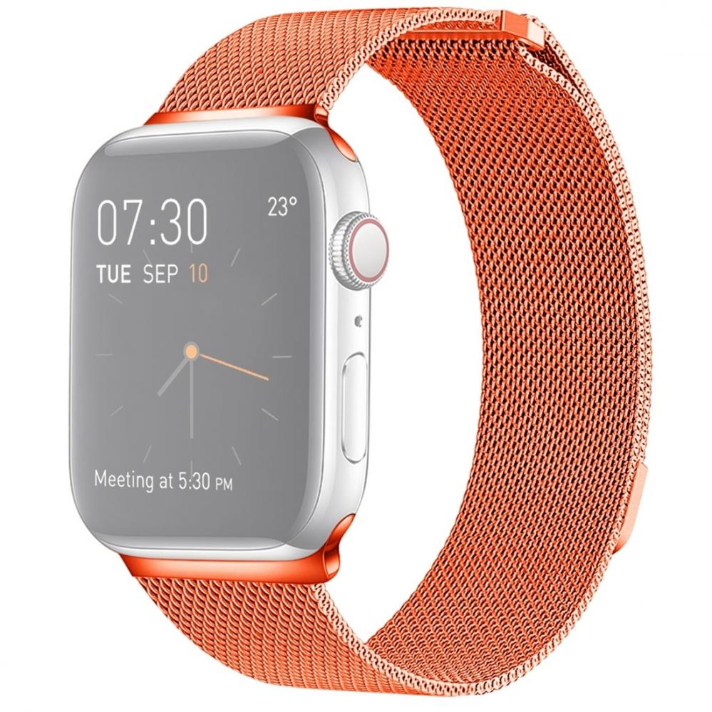  Metallarmband Milanese Loop fr Apple Watch 38/40/41mm Orange