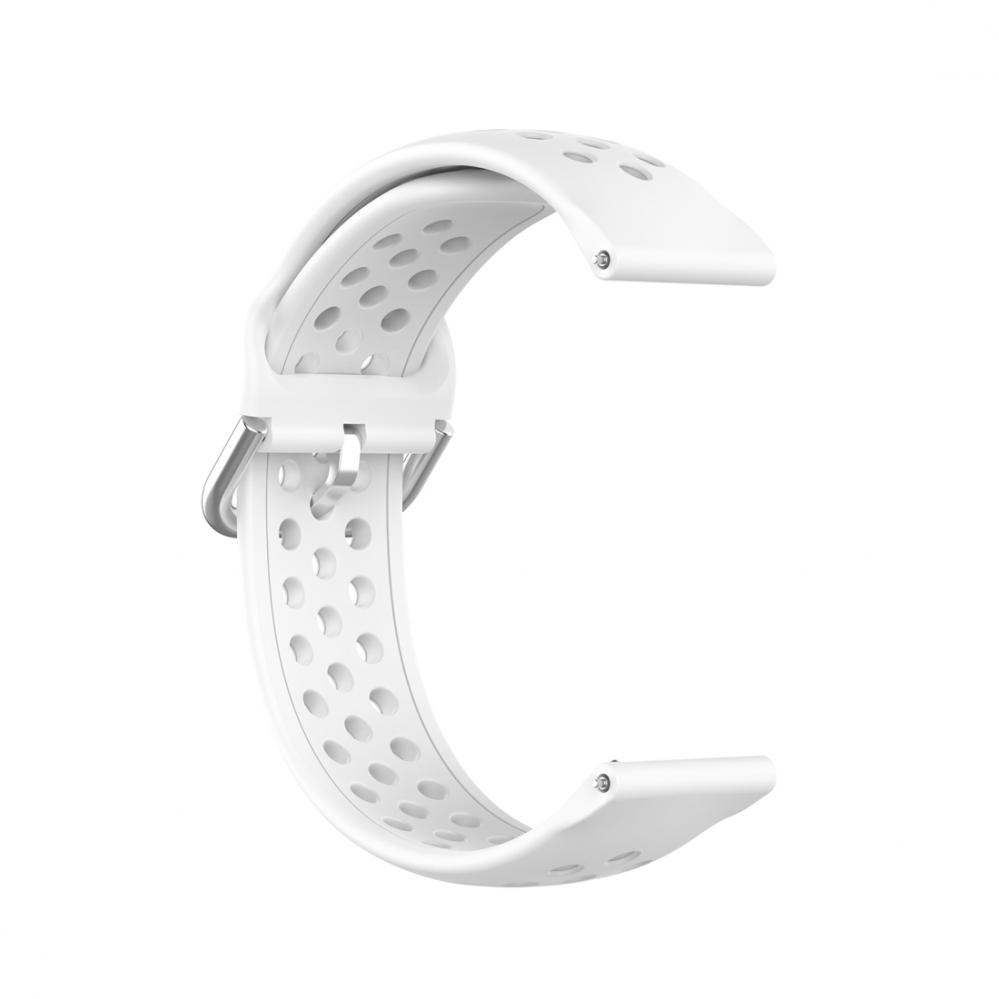 Silikonarmband för Smartwatch Vit 20mm Universal modell