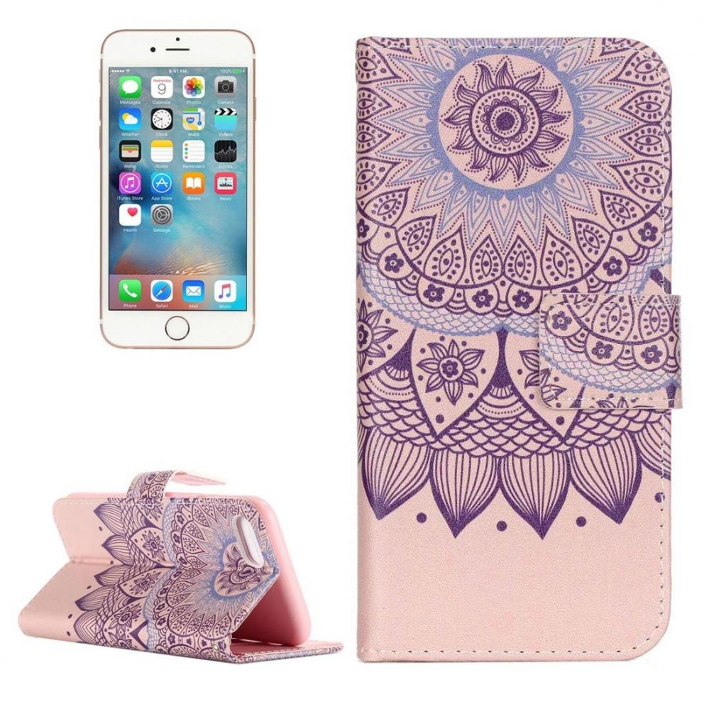Plånboksfodral för iPhone 7/8 - Mandalablomma