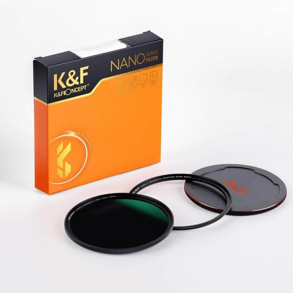 K&F Concept Magnetisk ND-filter ND64 med adapterring & magnetlock