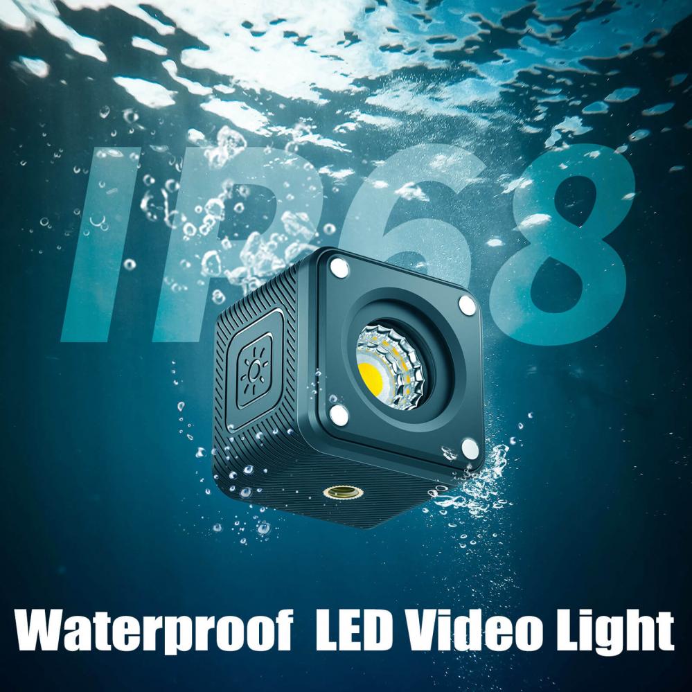  Ulanzi L2 Led-belysning vattentät 10m IP68 för foto video