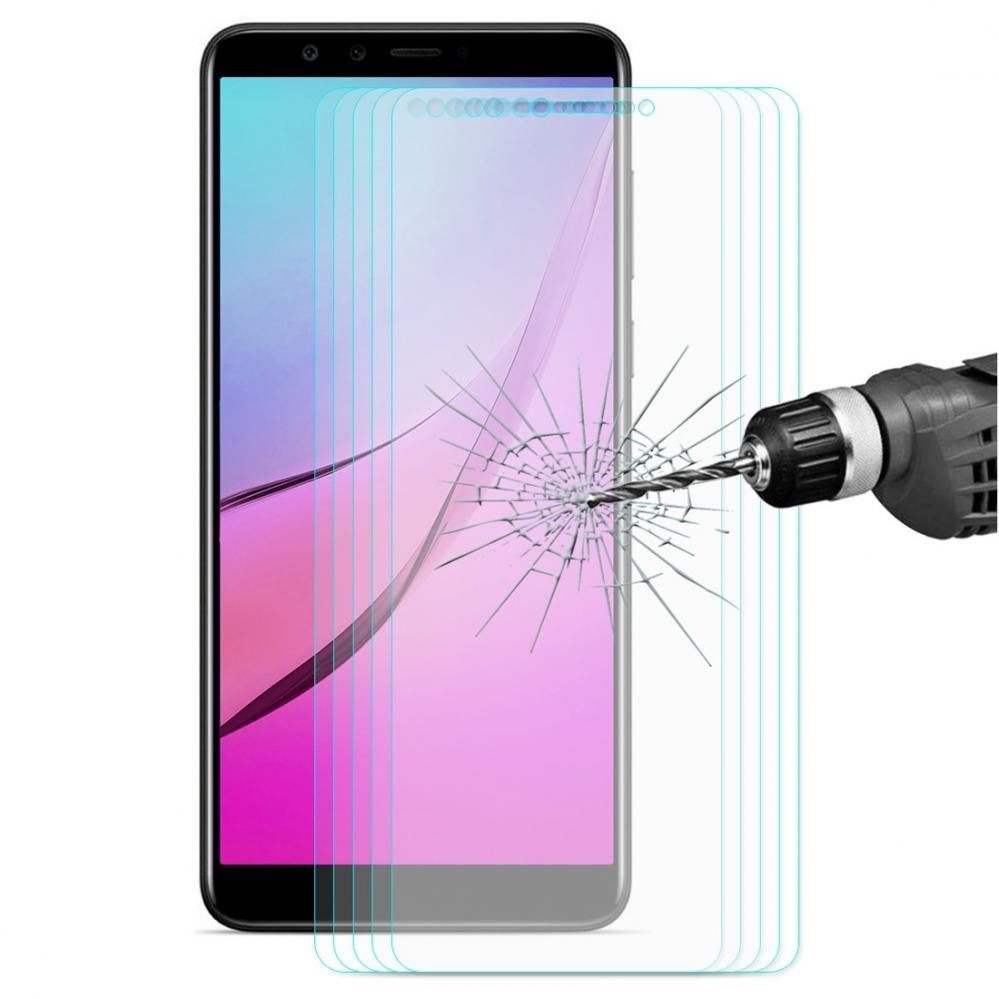  Skrmskydd fr Huawei Y9 5-pack av hrdat glas