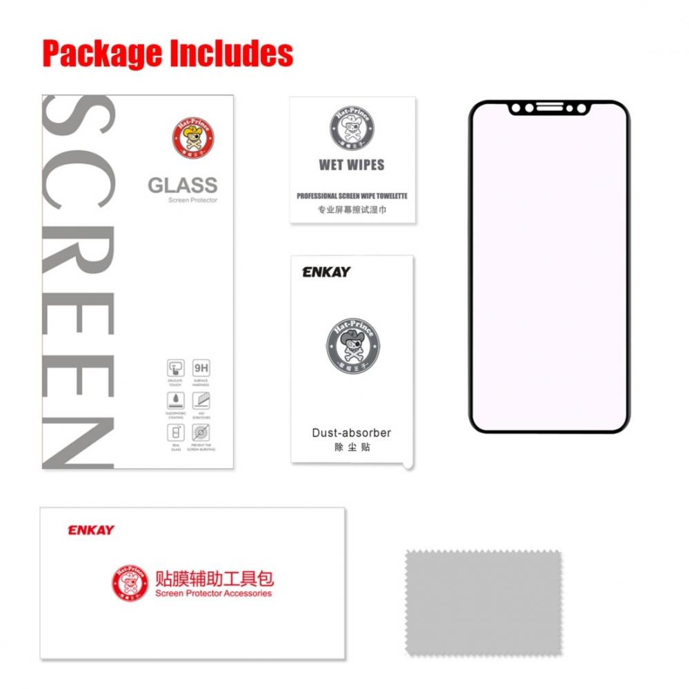 Skärmskydd heltäckande för iPhone 11 Pro Max / XS Max av härdat glas