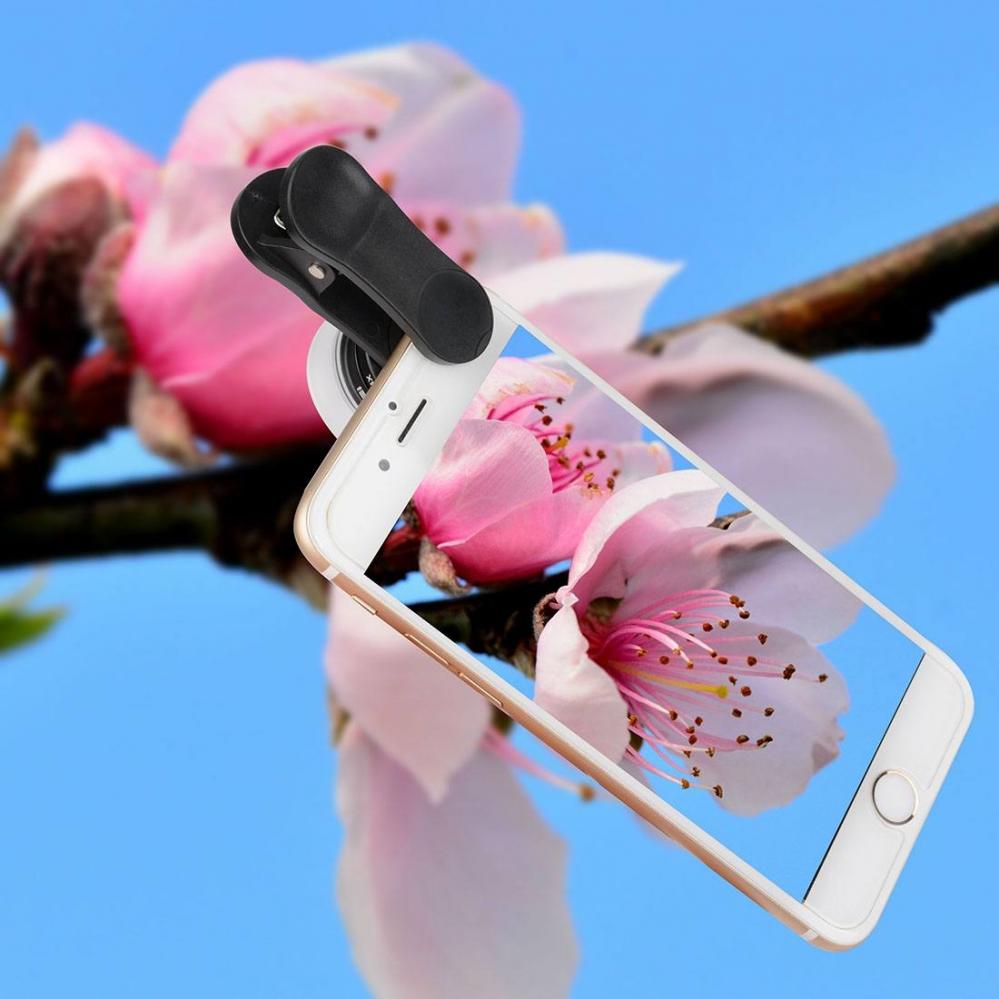 ZOMEI Universal (2 i 1) Makroobjektiv & motljusskydd för smartphone