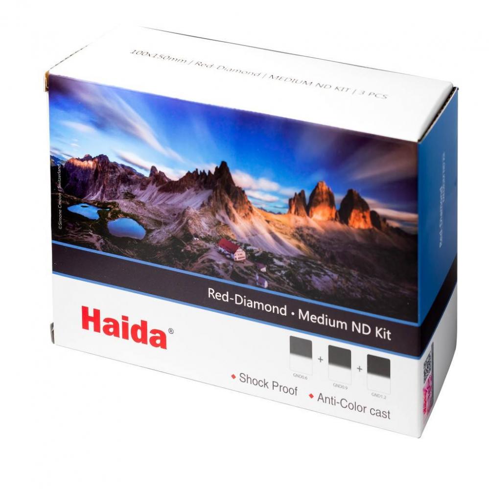  Haida Red Diamond Medium Graderat ND Filter-Kit ND4 ND8 ND16