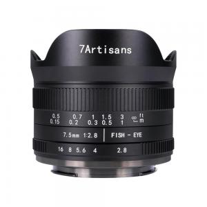  7Artisans 7.5mm f/2.8 II Fisheye-objektiv för Canon EOS R