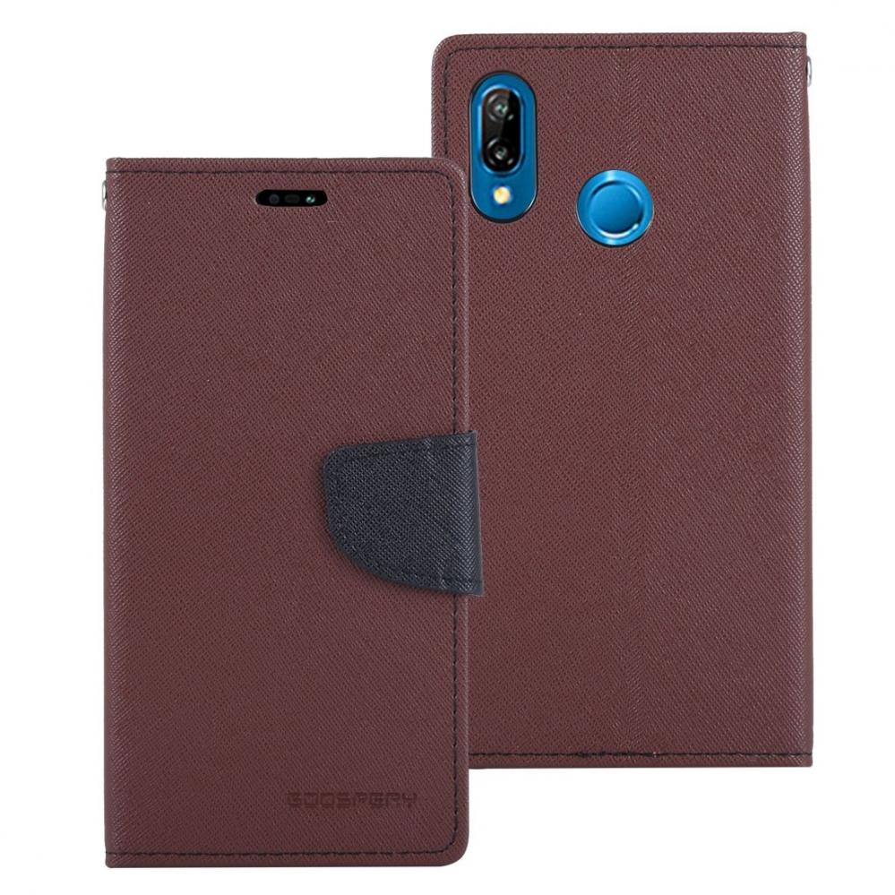 GOOSPERY För Huawei P20 Lite - Plånboksfodral med kortplatser av PU-läder