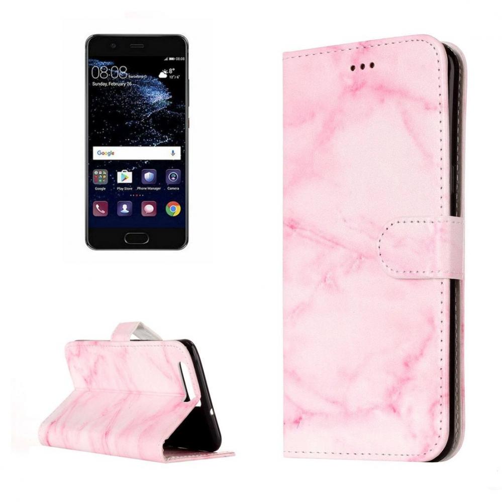 Plånboksfodral för Huawei P10 - Rosa marmor