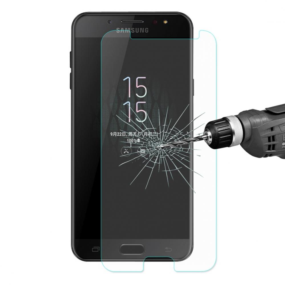  Displayskydd för Samsung Galaxy C7 (2017)/J7+ (2018 av härdat glas