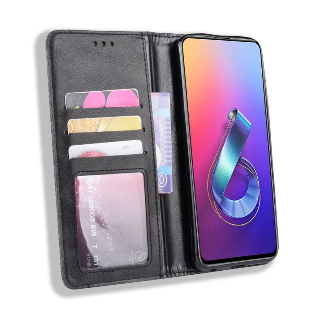 Plånboksfodral för ASUS Zenfone 6 ZS630KL Svart