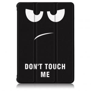  Fodral med Don´t touch me till Galaxy Tab S7 FE med 3-delat ställ