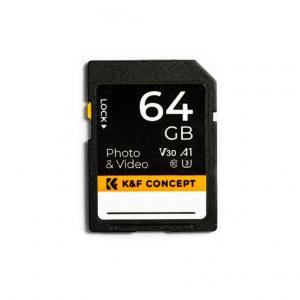  K&F Concept Minneskort 64GB SDHC/SDXC-kort C10/U3/V30 90MB/s