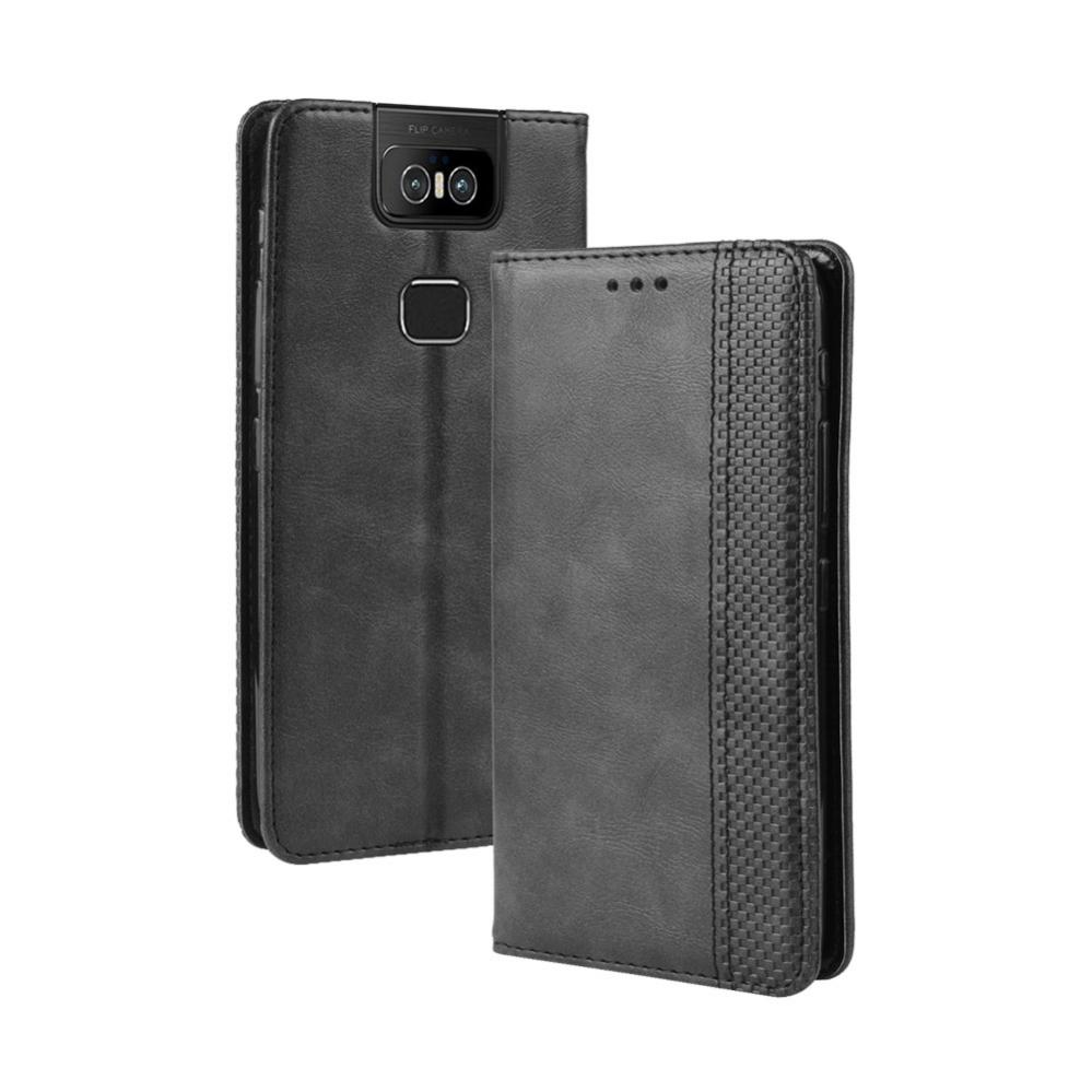 Plånboksfodral för ASUS Zenfone 6 ZS630KL Svart