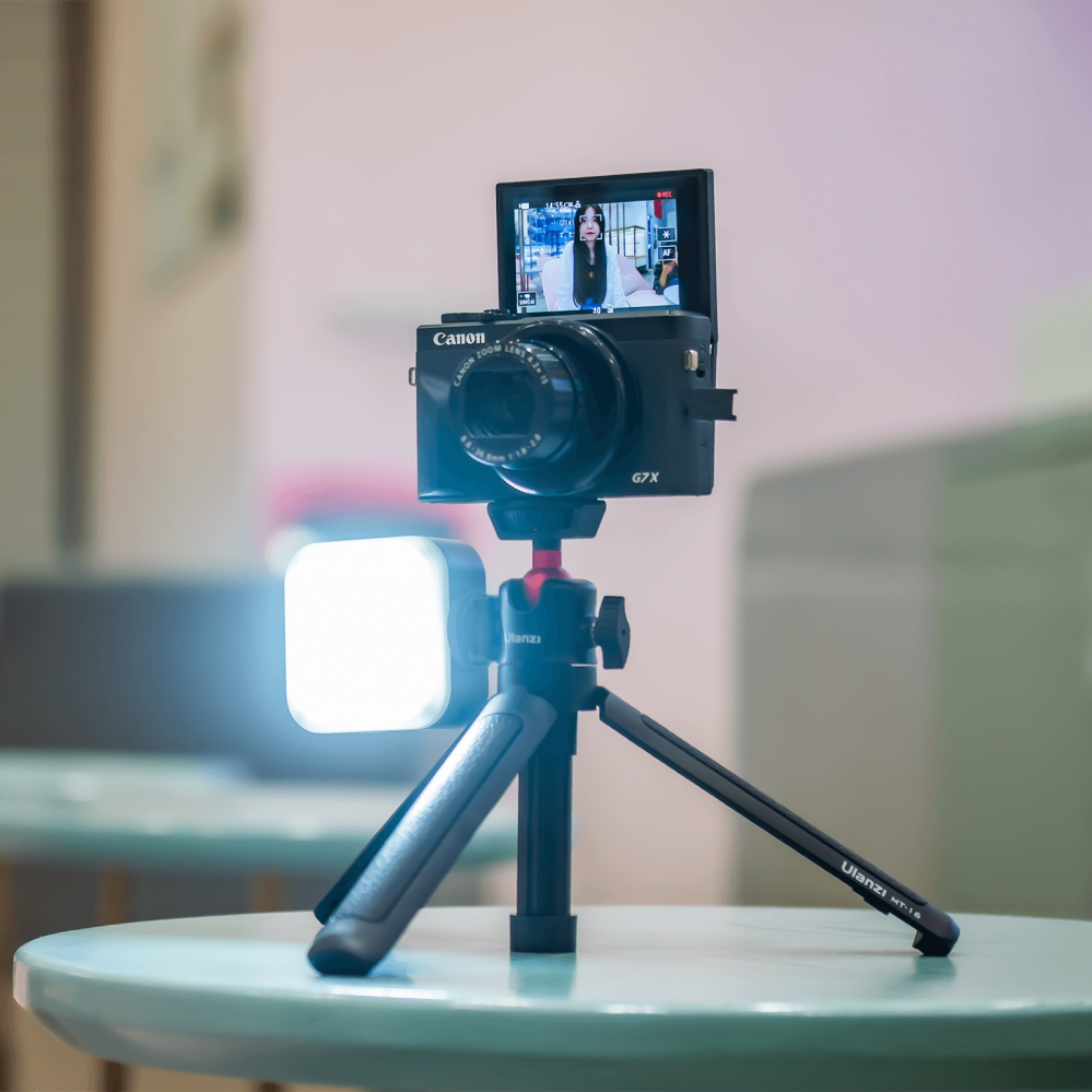  Ulanzi Ministativ & Selfie 2-i-1-paket med blixtsko-fäste