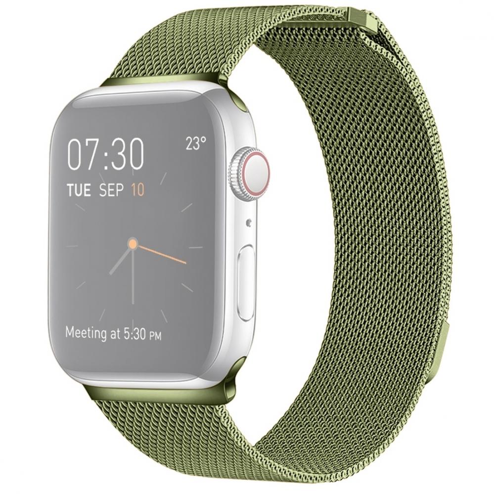 Armband för Apple Watch 38mm / 40mm kedja Magnetisk Grön