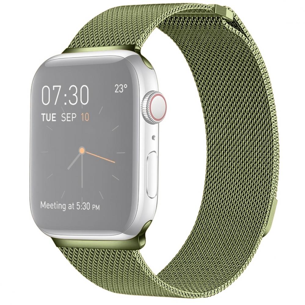  Metallarmband Milanese Loop fr Apple Watch 38/40/41mm Grn