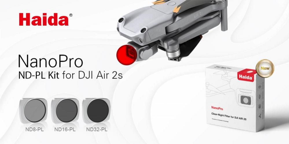  Haida NanoPro ND-PL Filterkit 3i1 för Mavic Air 2S