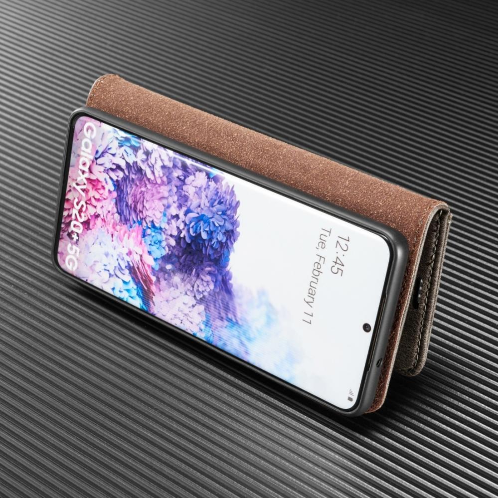  DG.MING Plånboksfodral med magnetskal för Samsung Galaxy S20 Plus
