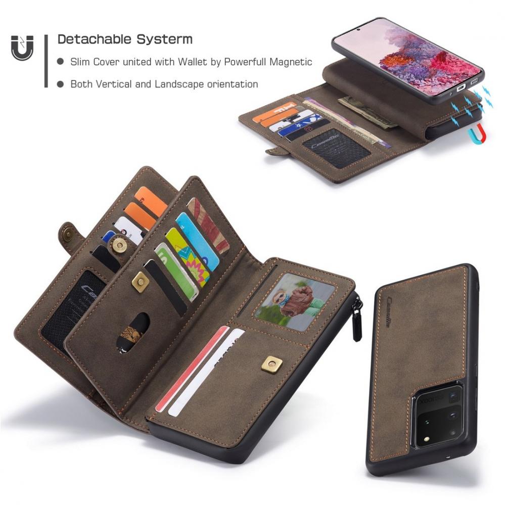 Plånboksfodral med magnetskal för Samsung Galaxy S20 Ultra - CaseMe