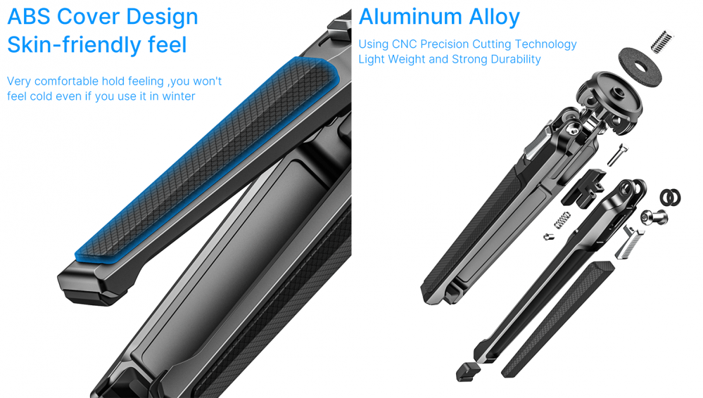  Ulanzi MT-37 Ministativ av aluminium 14.6cm