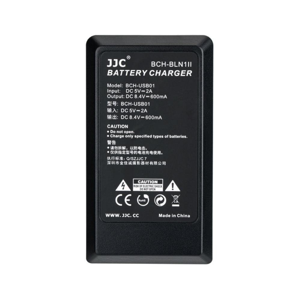  JJC USB-batteriladdare passar Olympus BLN-1