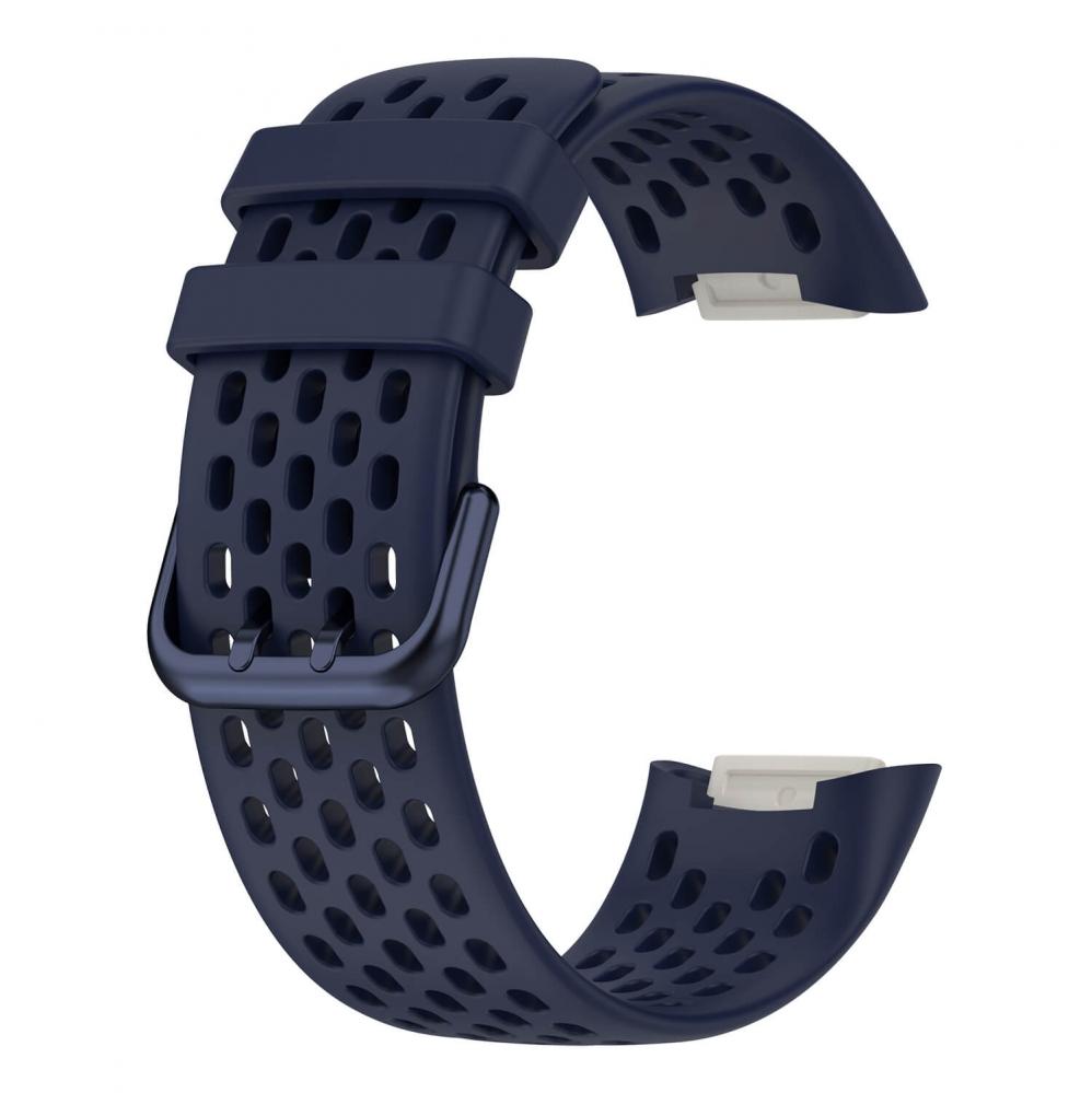  Armband fr Fitbit Charge 5 Bl silikon