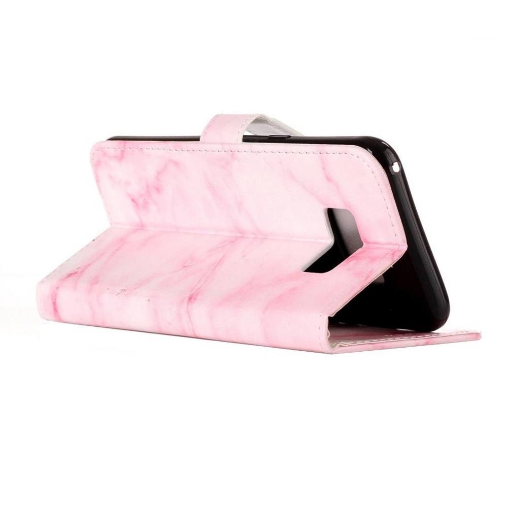 Plånboksfodral för Samsung Galaxy S8 - Rosa marmor
