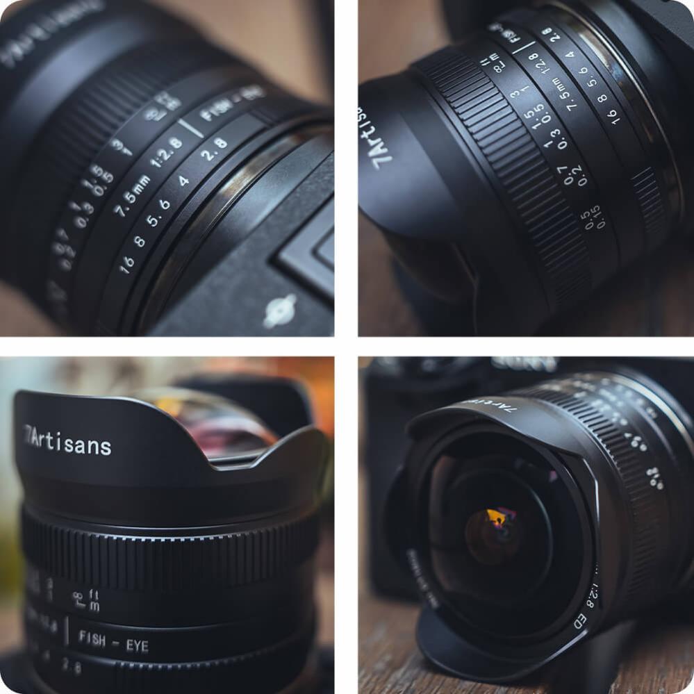  7Artisans 7.5mm f/2.8 II Fisheye-objektiv fr Canon EOS R