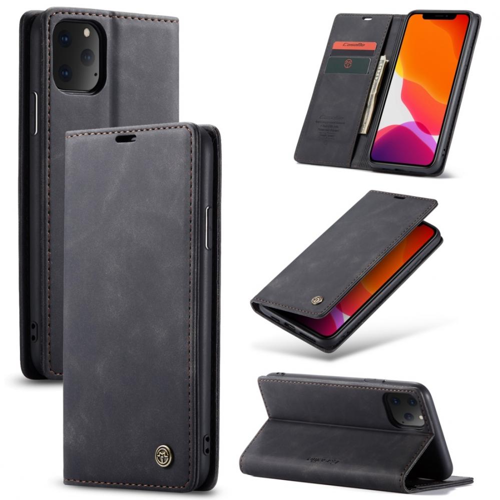 CaseMe Plånboksfodral med kortplats för iPhone 11 Pro Max Svart