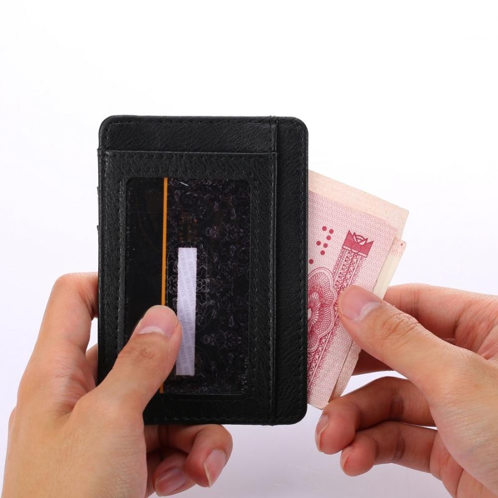  Plånbok med RFID-skydd och plats för ID-kort/ kreditkort