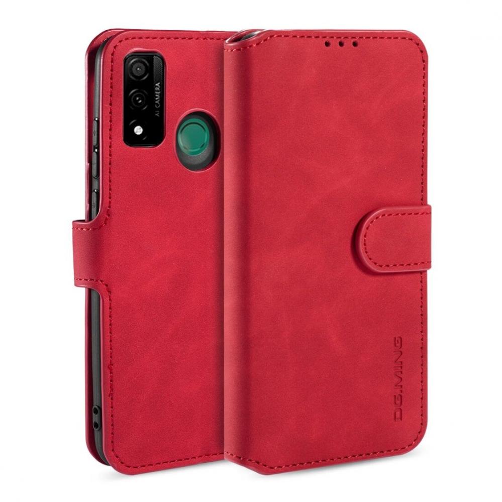  DG.MING Plnboksfodral fr Huawei P Smart (2020) Rd