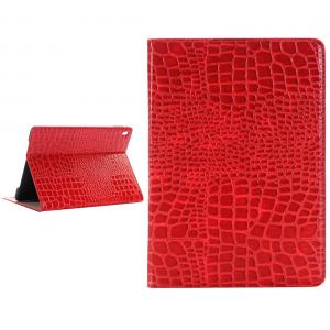  Fodral Röd för iPad Pro 9.7-tum - Krokodilmönster