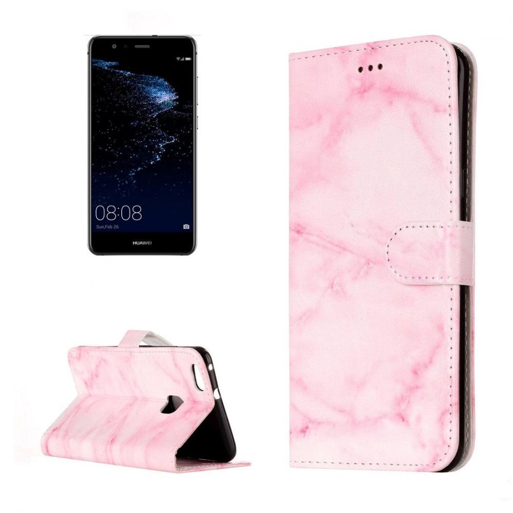  Plnboksfodral fr Huawei P10 Lite- Rosa marmor