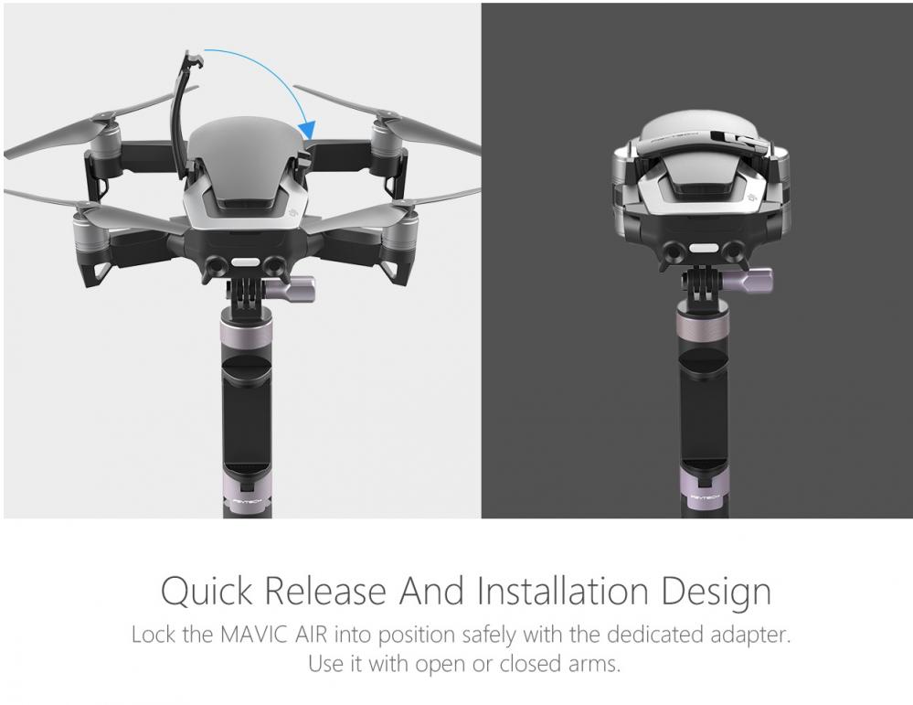PGYTECH 2i1 Handgrepp och stativ för Mavic Air
