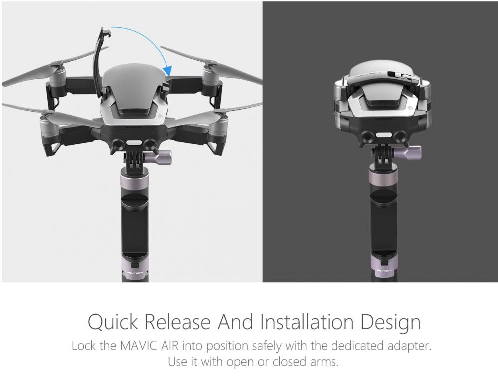  PGYTECH 2i1 Handgrepp och stativ fr Mavic Air