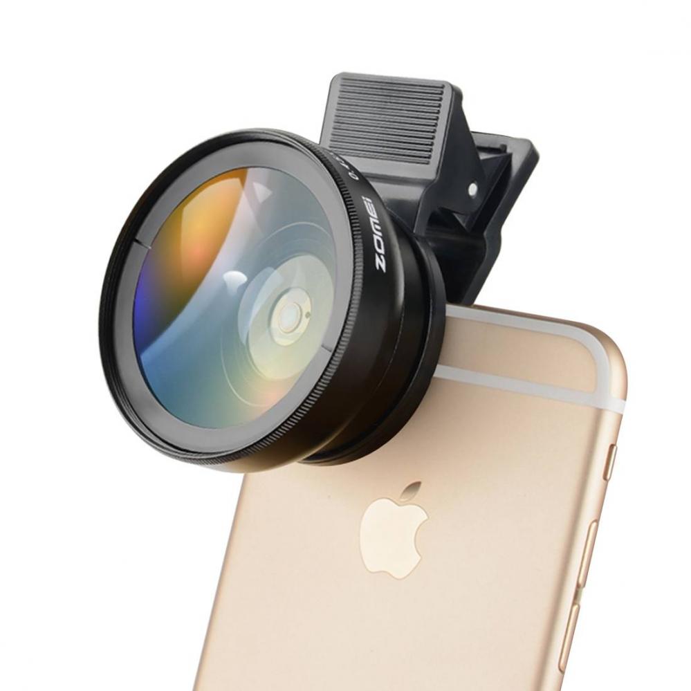 ZOMEI Universal 0.45x Vidvinkelobjektiv för smartphone