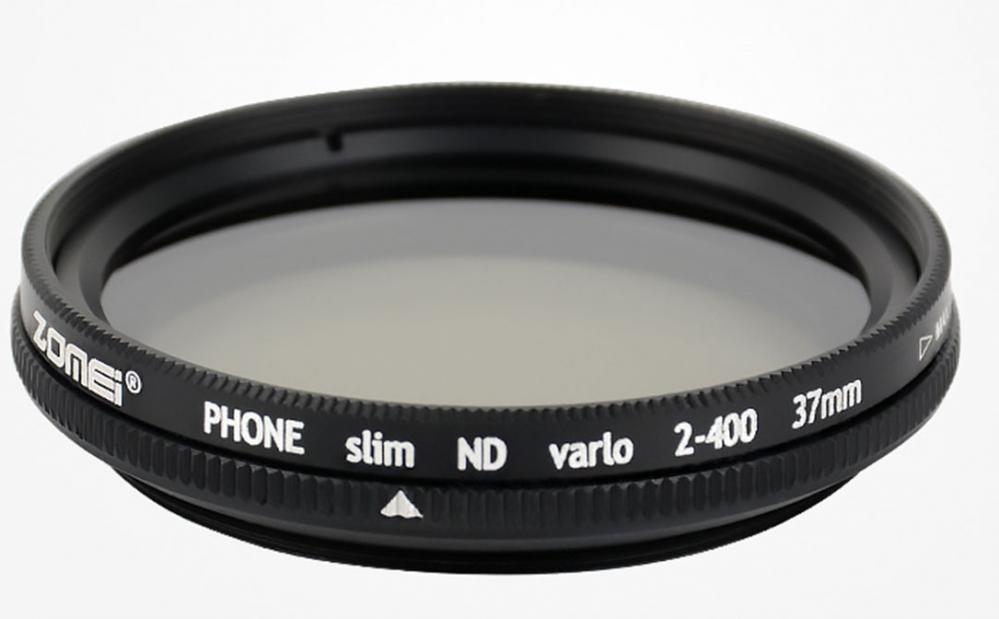 Zomei 37mm Variabelt ND-Filter ND2-ND400 med Multicoating