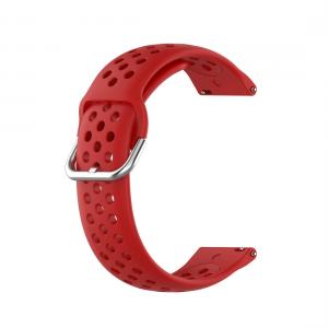 Silikonarmband för Smartwatch Röd 20mm Universal modell