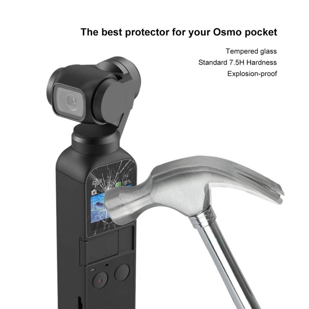 Puluz Skärmskydd & linsskydd för Osmo Pocket Gimbal