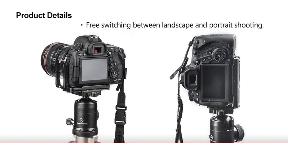  Sunwayfoto L-Bracket för Canon EOS 6D Mark II