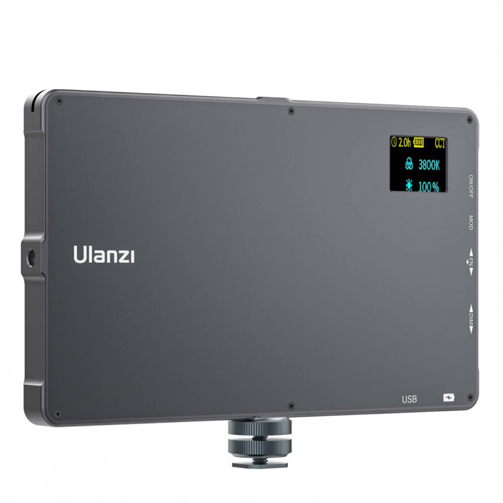 Ulanzi RGB LED-panel för kamera med inbyggt batteri