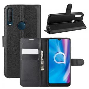 Plånboksfodral för Alcatel 1S (2020) Svart